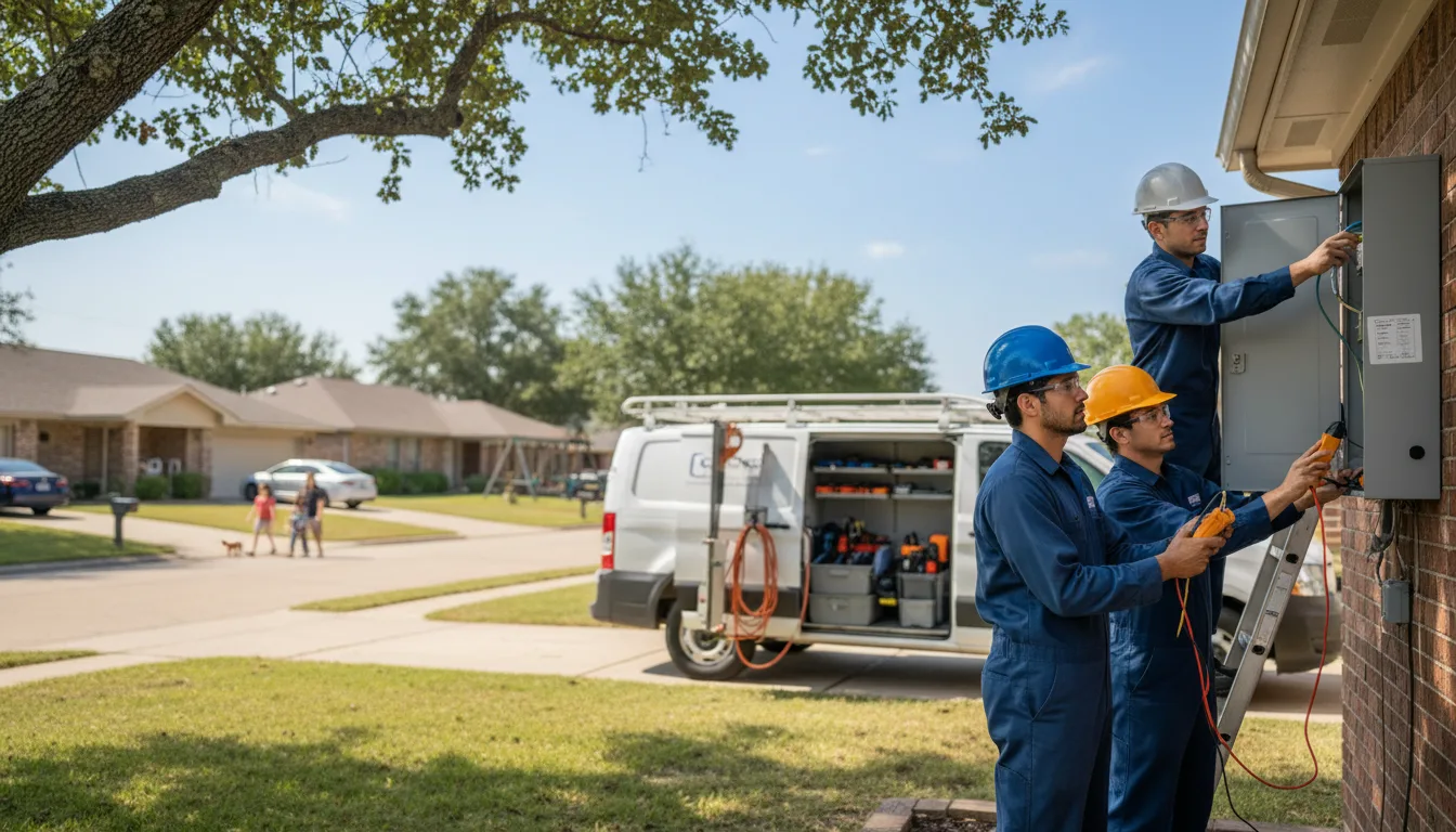Certified electrician providing emergency electrical services in Schoenchen, KS